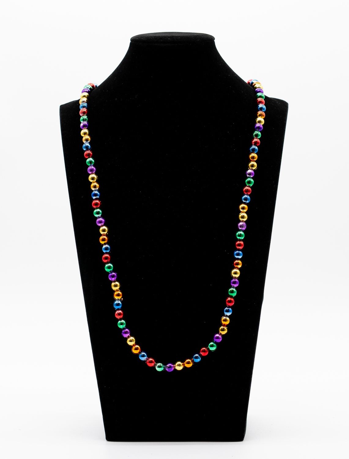 36" 8mm Rainbow Handstrung Bead single