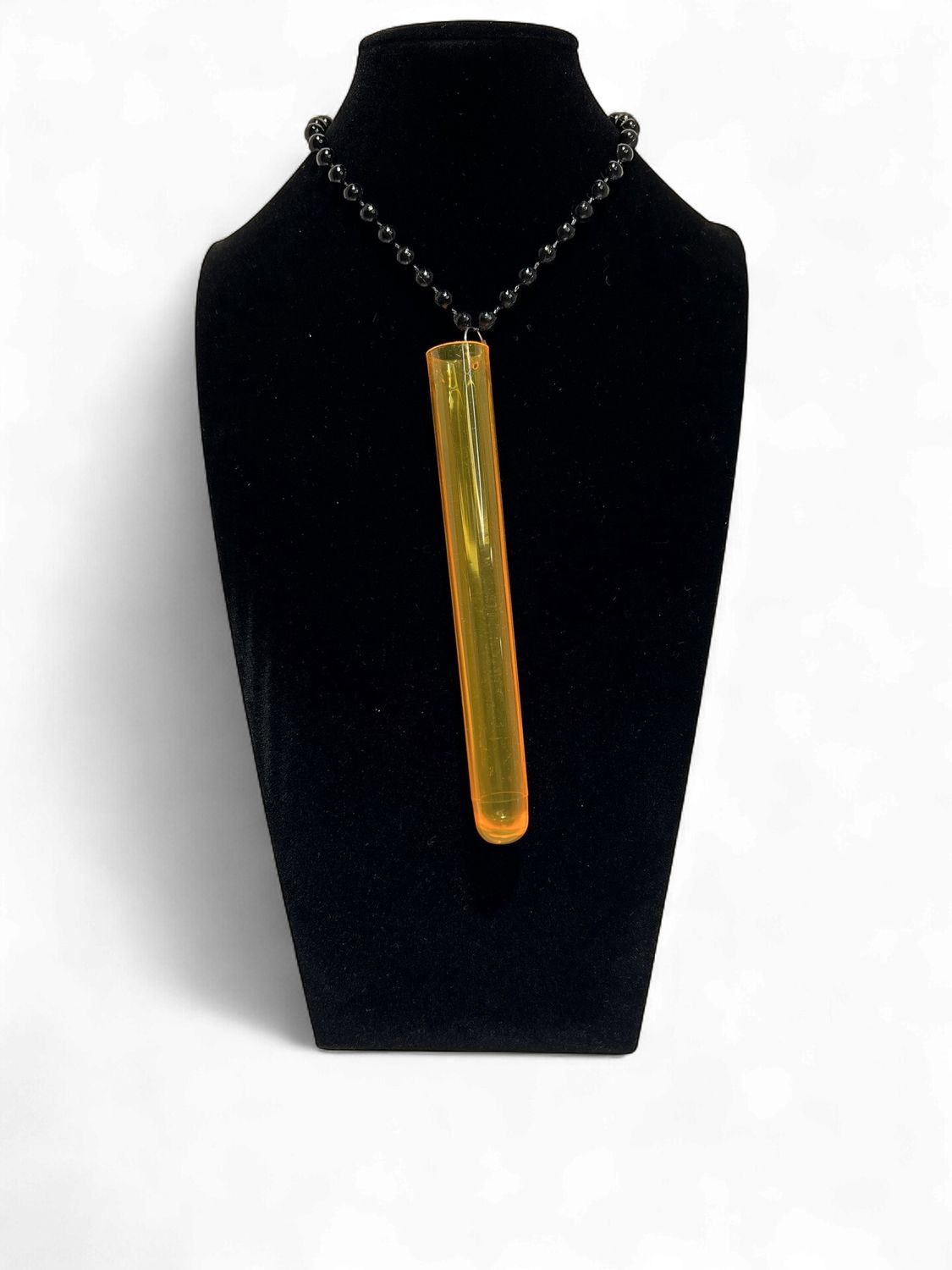 33" 7mm Black with Neon Test Tube Glass (Dozen)