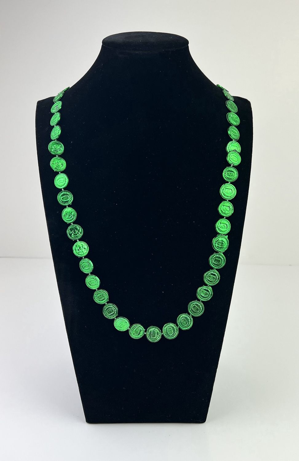 33" Doubloon Necklace Mardi Gras Beads single