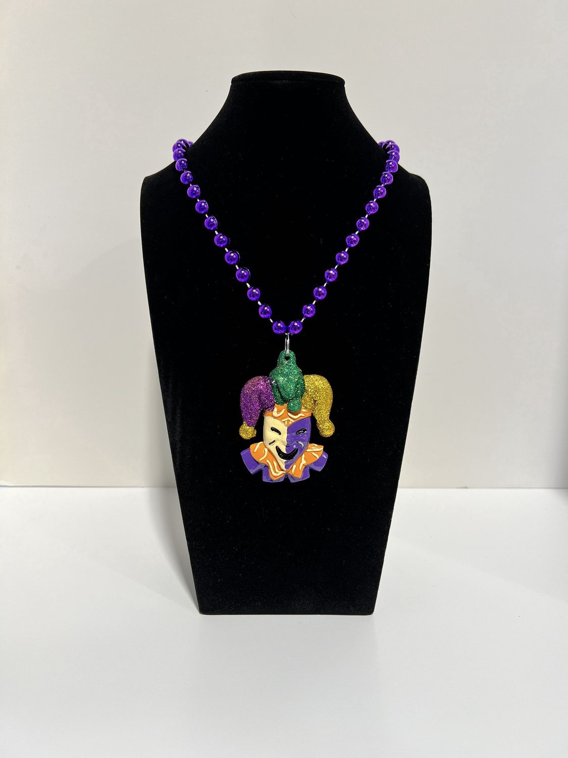 36" Glitter Jester Medallion single