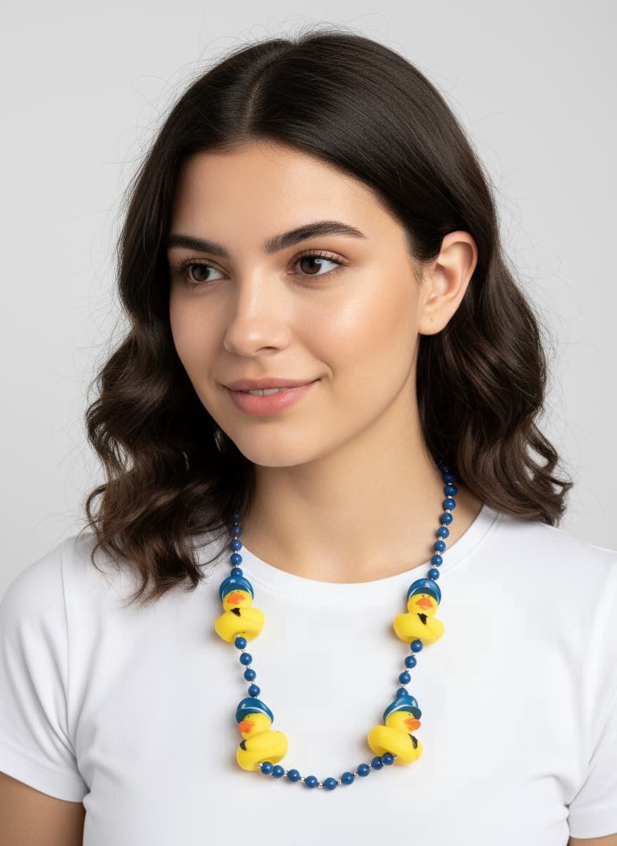 42" Policeman Rubber Duck Mardi Gras Beads single