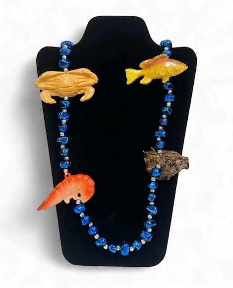 42" Crab, Fish, Shrimp and Clam Necklace (Dozen)