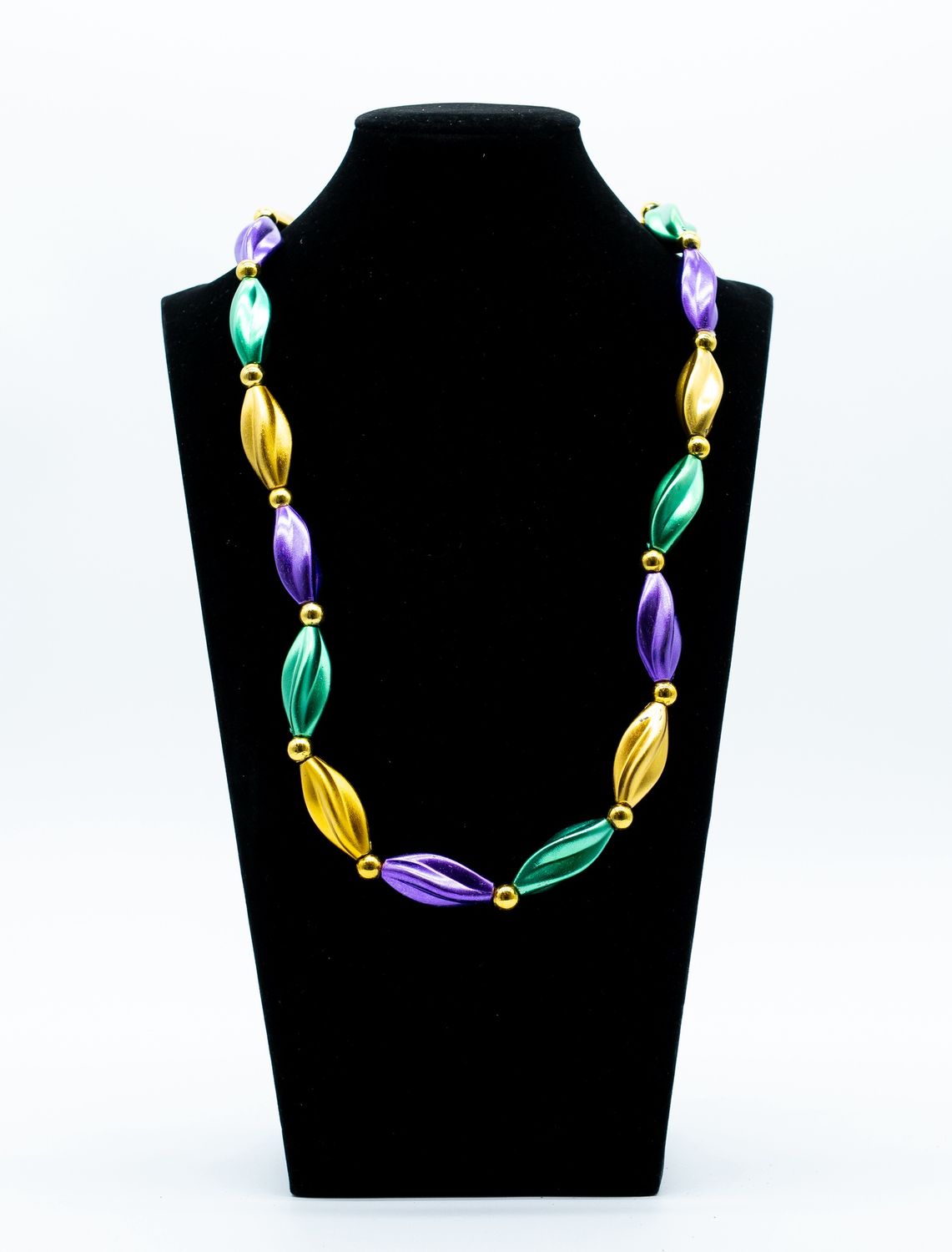 42" PGG SWIRL BEADS 6PC