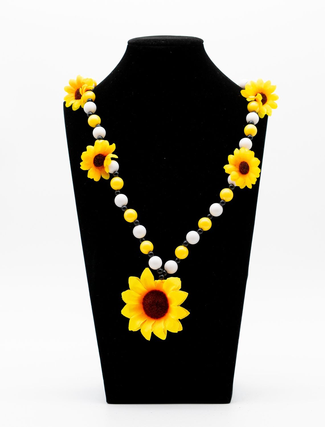 42" Sunflower Necklace single