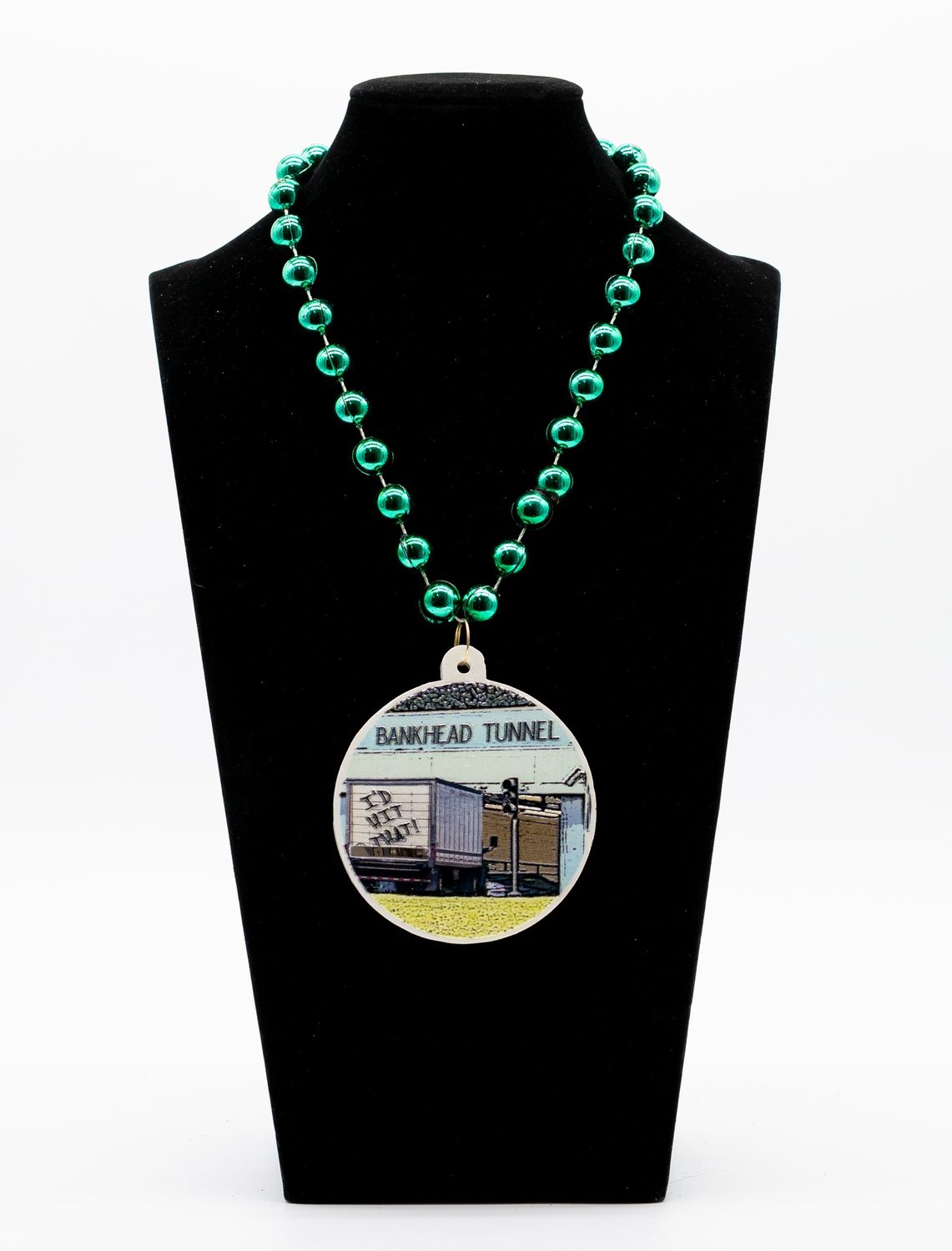 Bankhead Tunnel Light Up Medallion PGG Mardi Gras Beads - Dozen