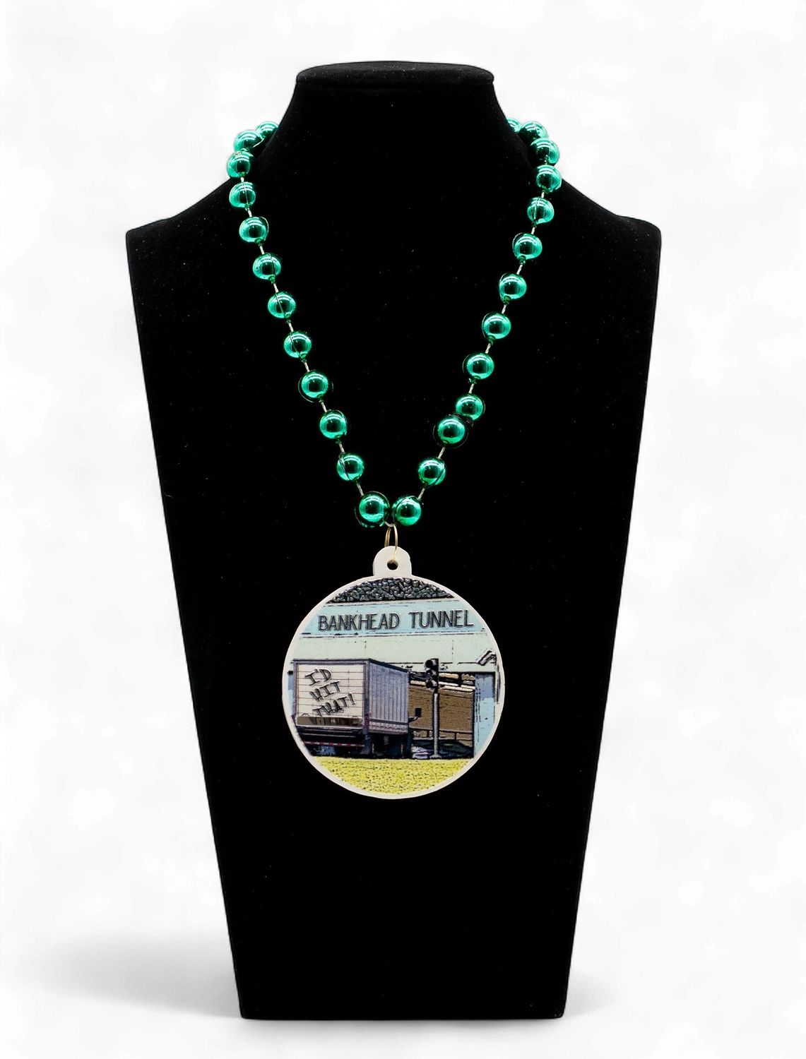 Bankhead Tunnel Light Up Medallion PGG Mardi Gras Beads - Dozen