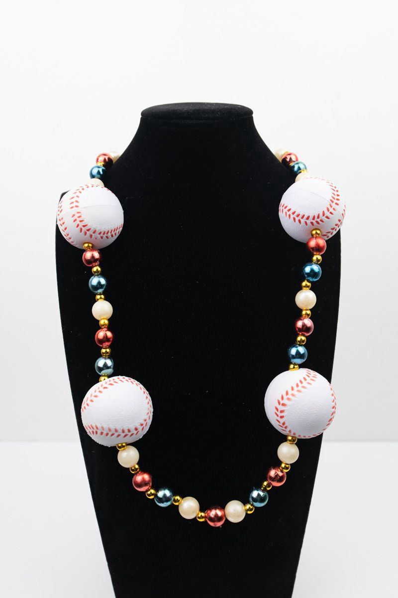 BASEBALL NECKLACE single