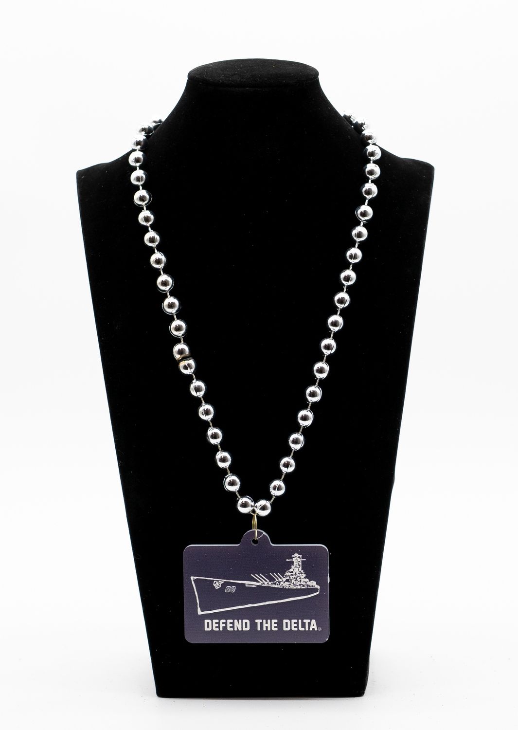 Defend the Delta® Medallion Mardi Gras Beads - Dozen