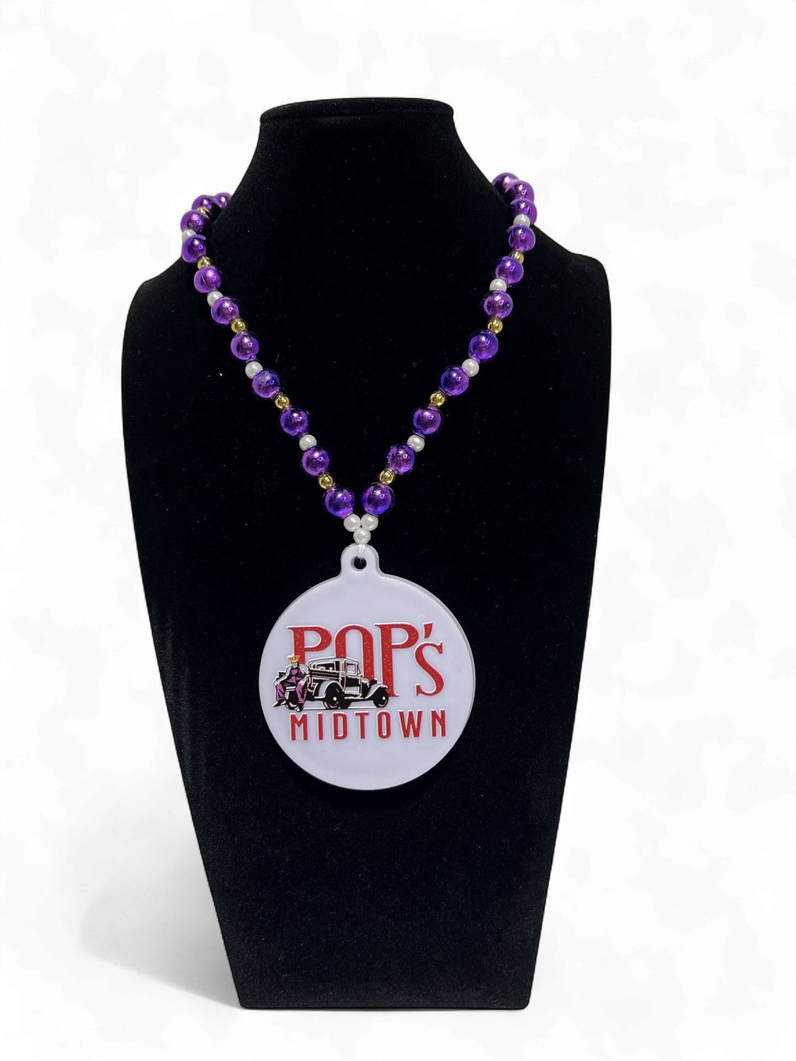 New Style Pop's Midtown Mardi Gras Plastic Medallion (Each) single