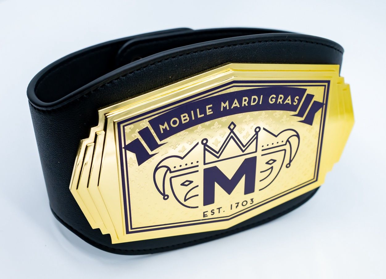 Mobile Mardi Gras Mini Heavyweight Champion Belt