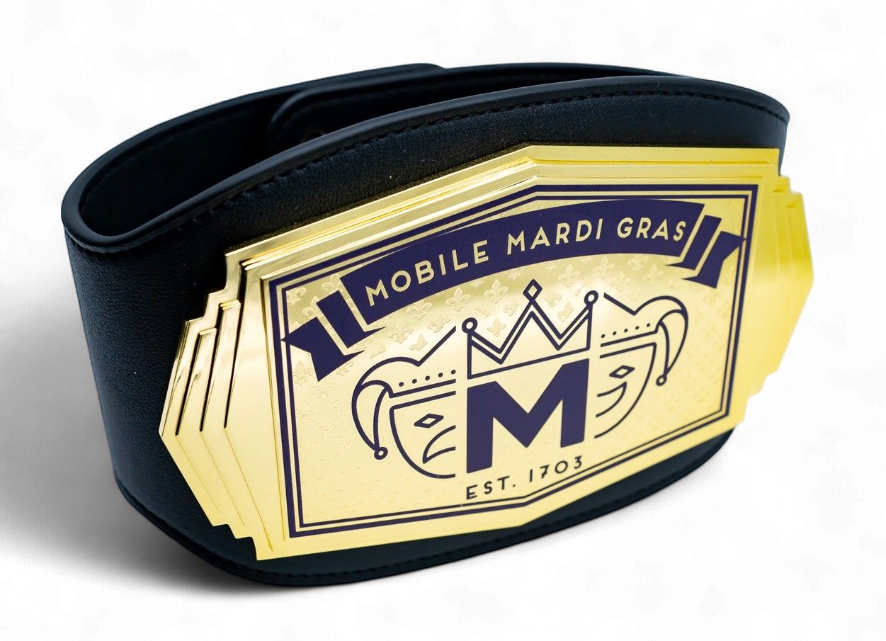 Mobile Mardi Gras Mini Heavyweight Champion Belt