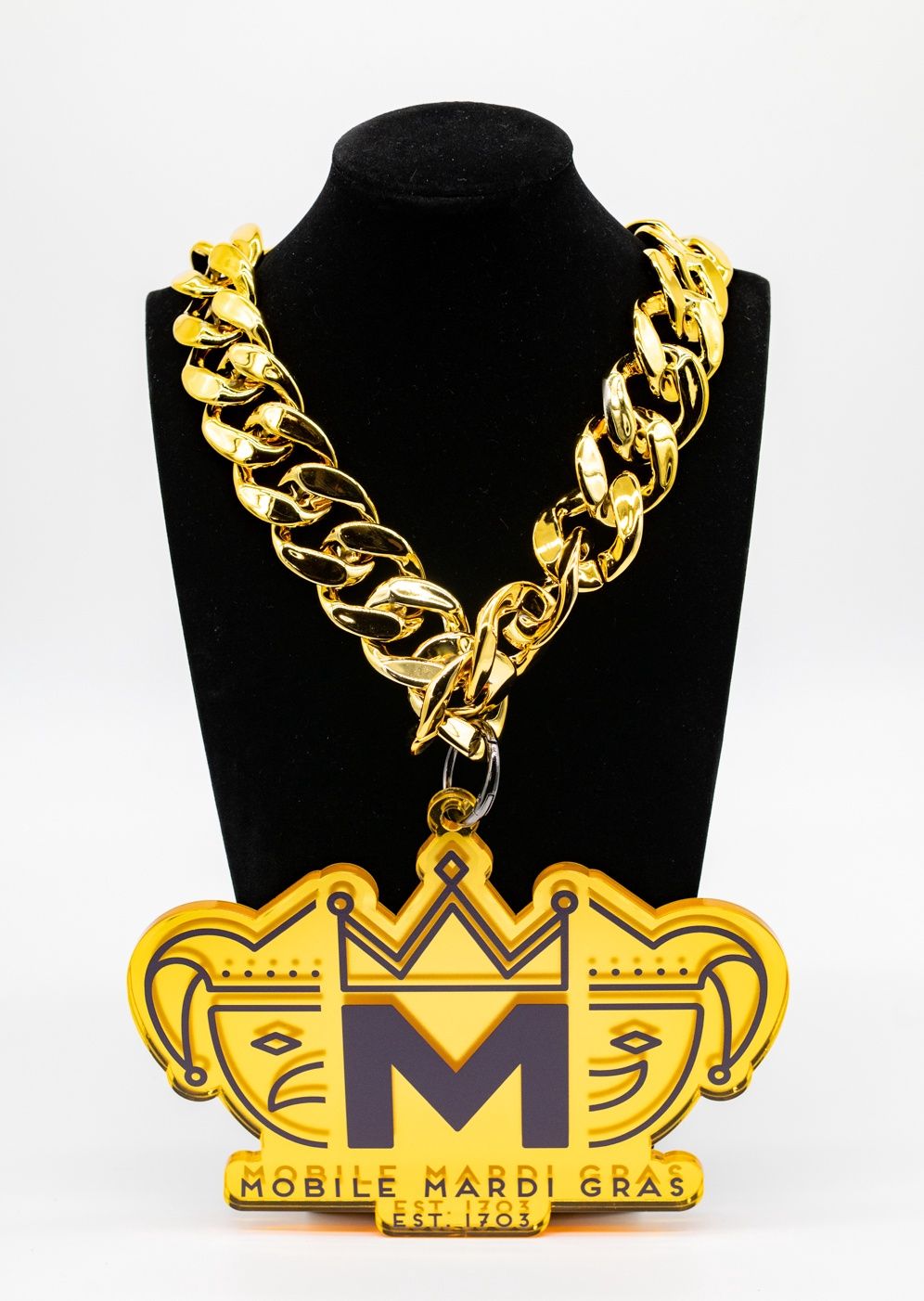 Mobile Mardi Gras Big Chain Necklace