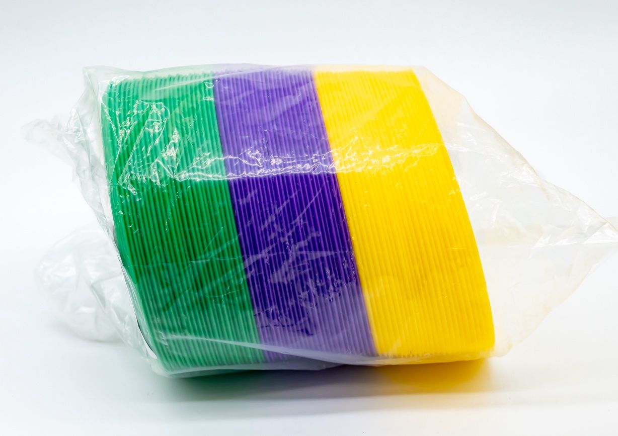 Purple, Green and Gold Skimmer Ring 5.5" (6 Dozen)