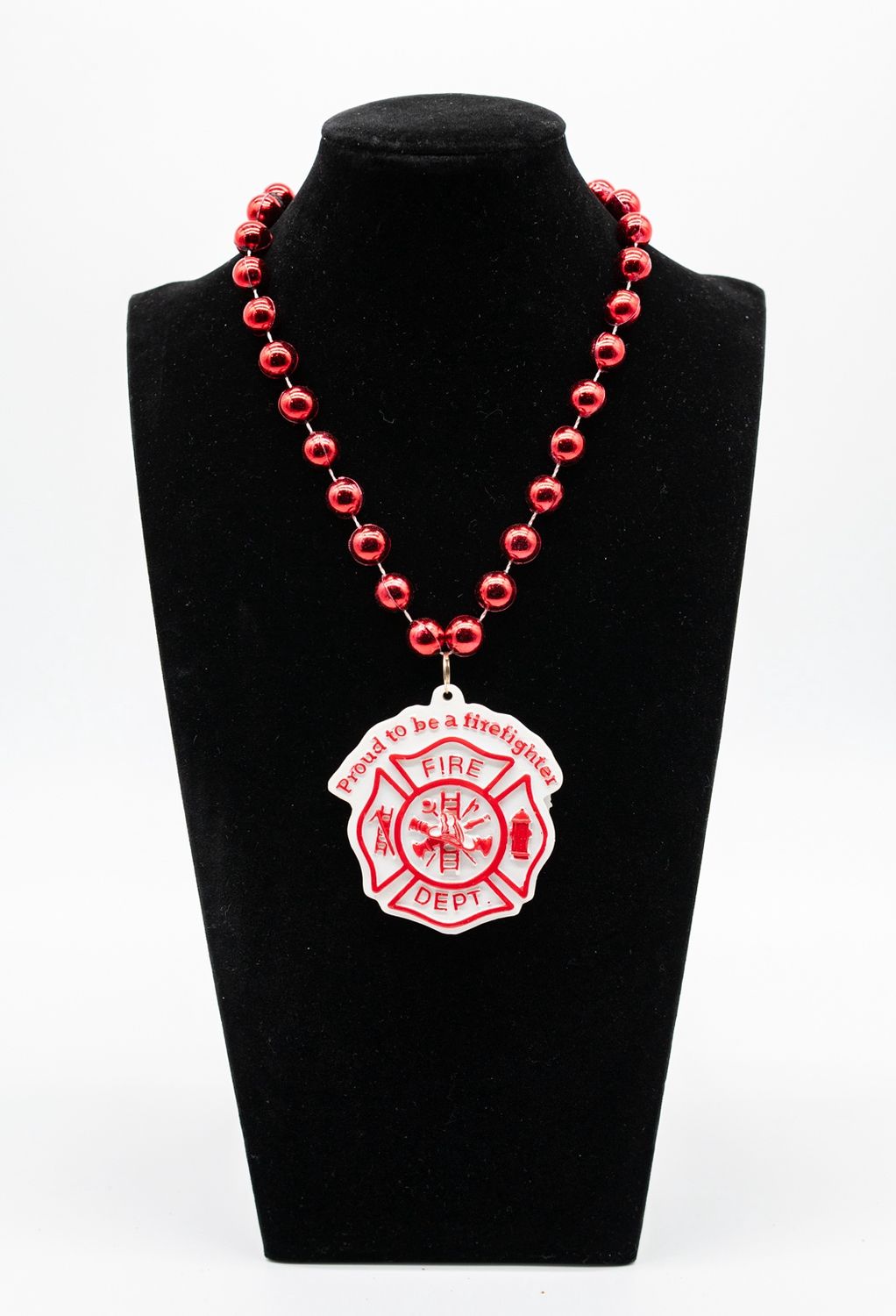 PROUD TO BE A FIREFIGHTER BEAD (Dozen)