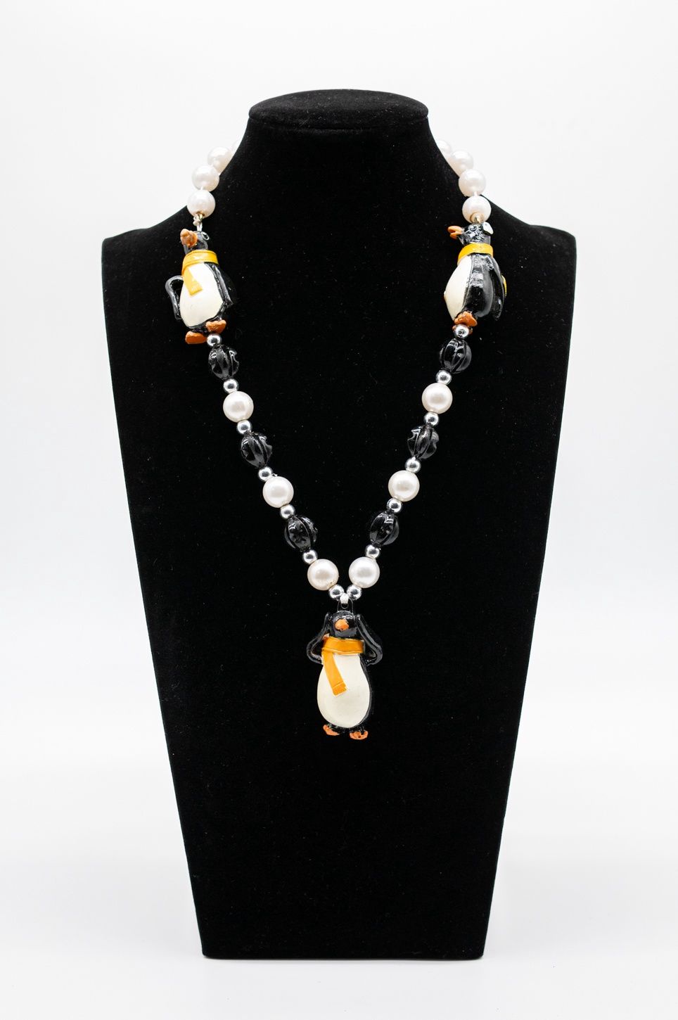 PENGUIN TRIO HEAR SEE SPEAK NO EVIL SPECIALTY BEAD