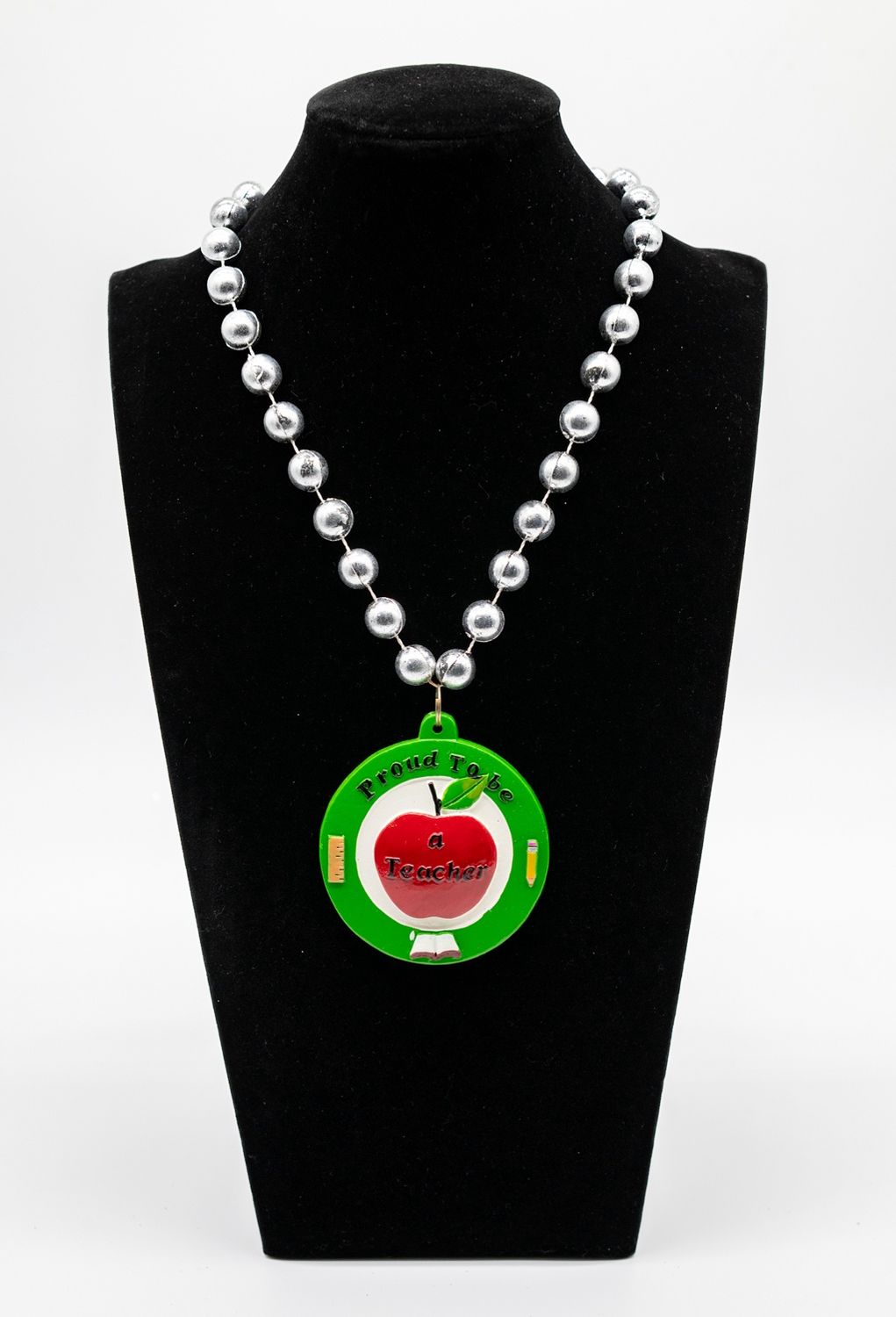 PROUD TO BE A TEACHER BEAD (Dozen)