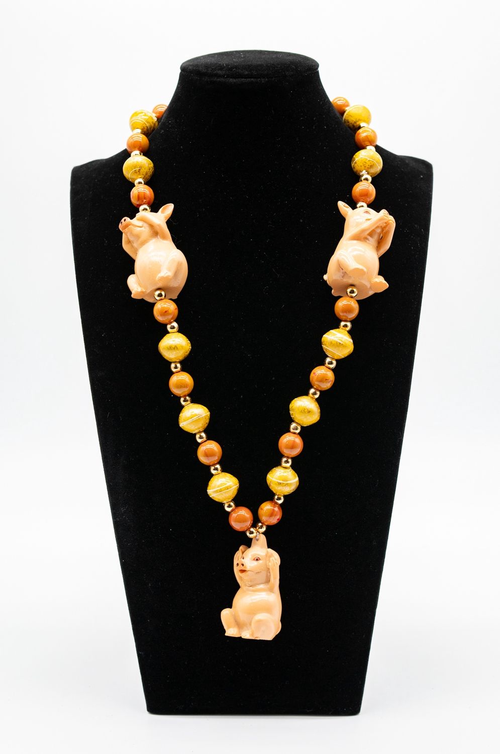 THREE LITTLE PIGS SPECIALTY BEAD (Dozen)