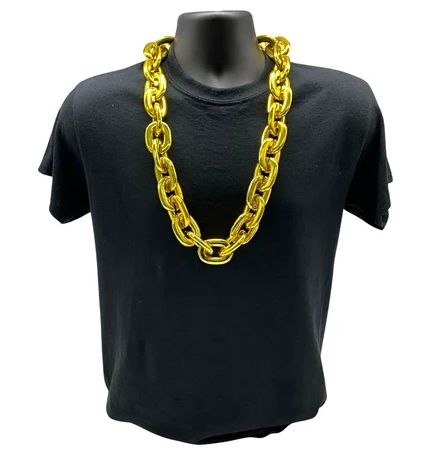 Cuban Link Gold Chain Bead