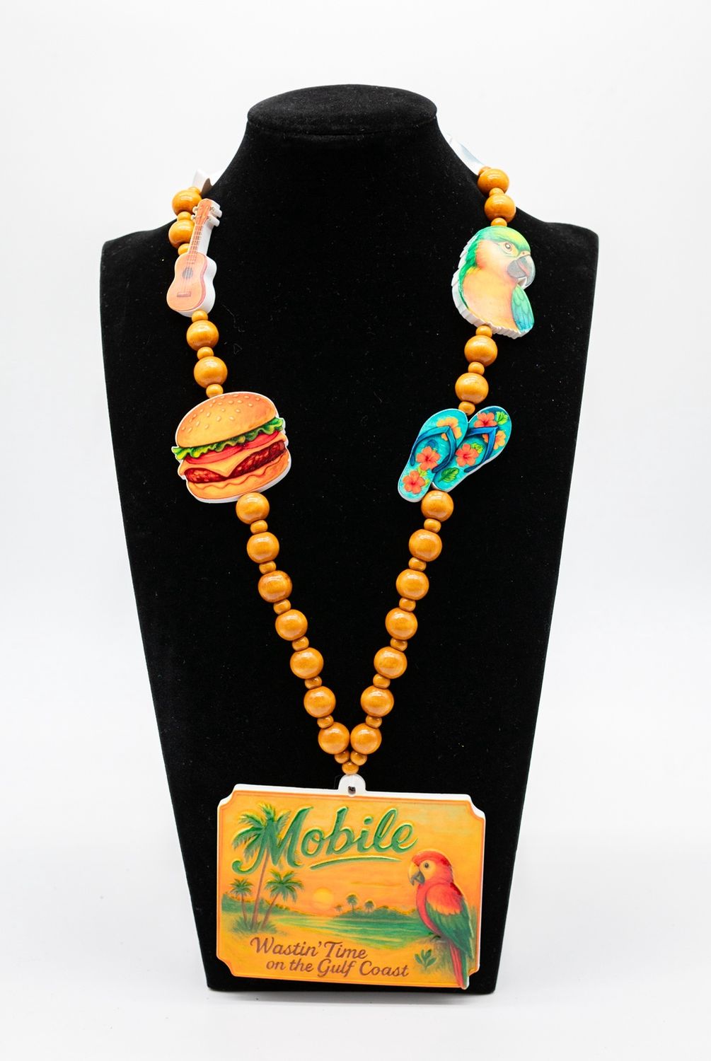 Wasting Time on the Gulf Coast Handstrung Bead