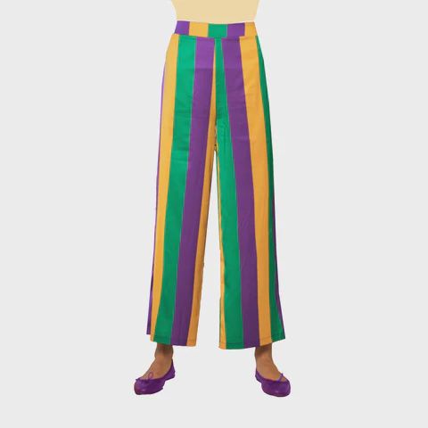 MARDI GRAS STRIPED PANTS
