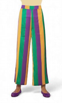 Mardi Gras Striped Pants