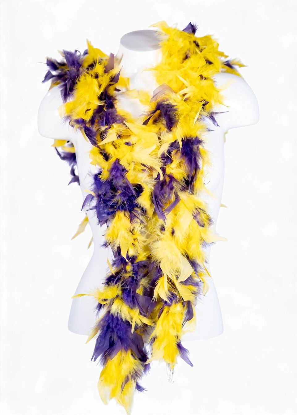 6' Purple and Gold Boa (Each)