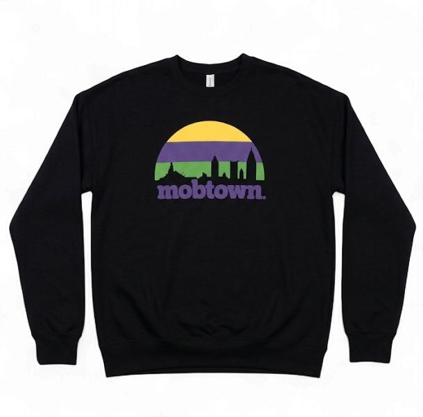 Mobtown® Skyline Mardi Gras Sweatshirt