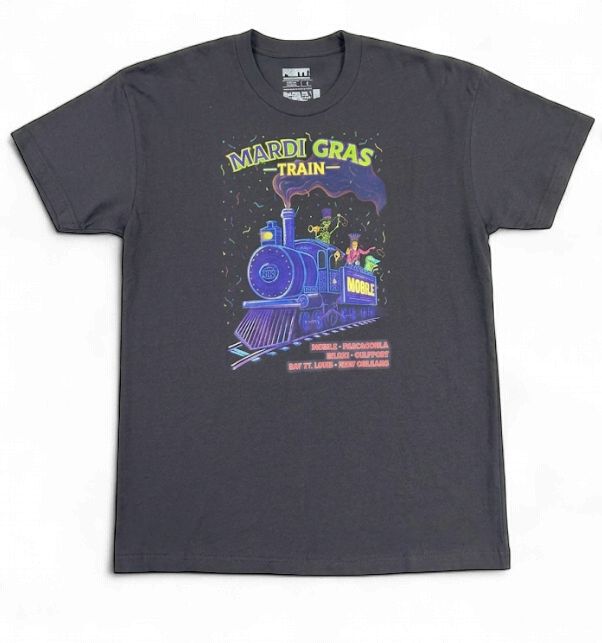 Mardi Gras Train Tee