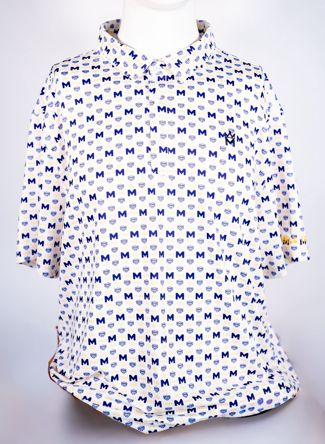 PRE-SALE** Mobtown® Mobile Mardi Gras Microprint Polo