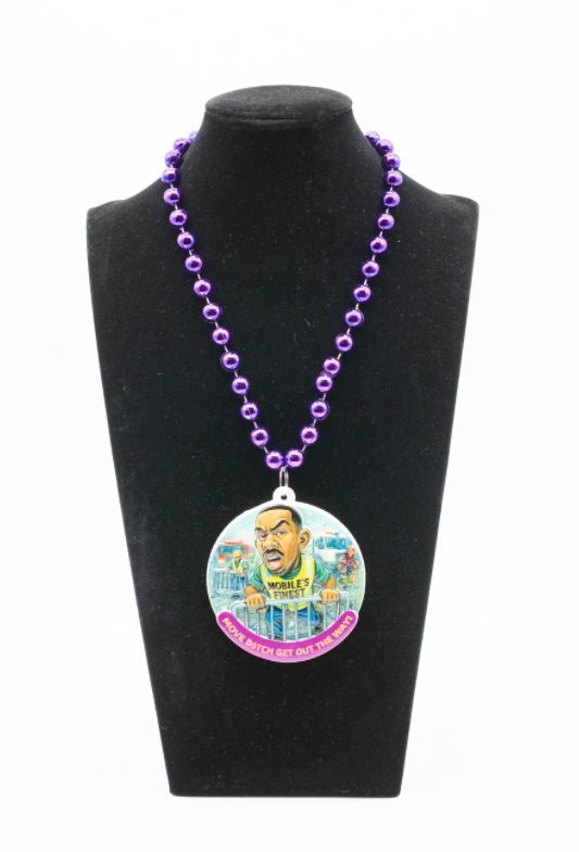 Mobile's Finest Street Cleaners Mardi Gras Bead (dozen)