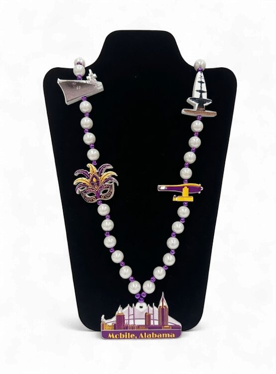 Mobile Icons Mardi Gras Bead (6pc)