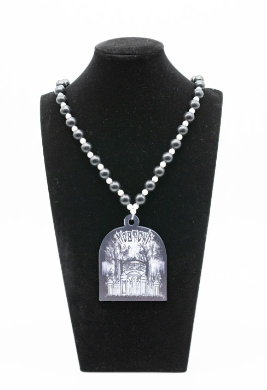 Church Street Graveyard Bead with Rubber Medallion (Dozen)