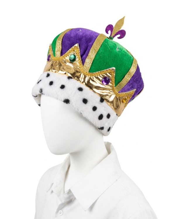 Light-Up Mardi Gras Crown Hat