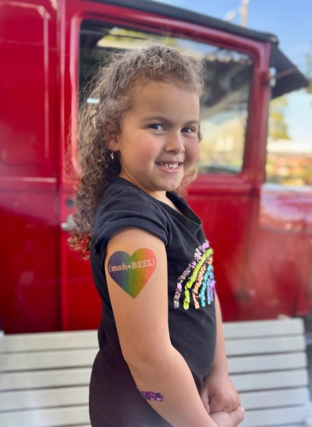 (moh-BEEL)® Rainbow Tattoo
