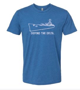 Defend the Delta Tee Red