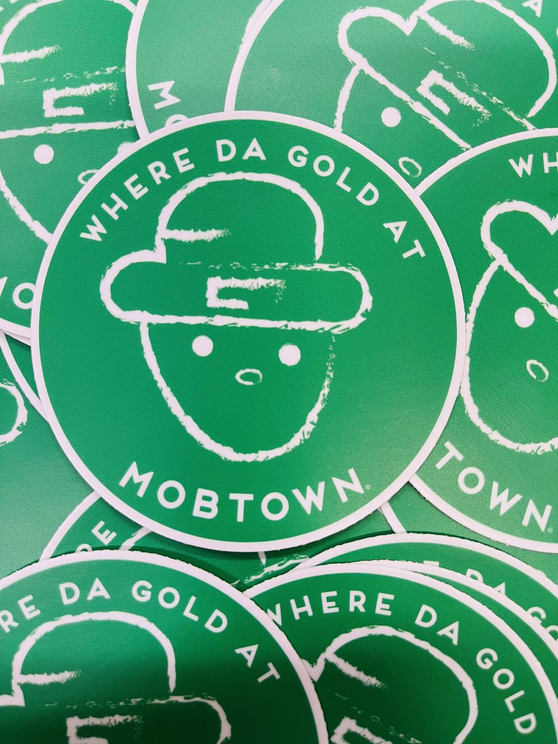 mobtown® Crichton Leprechaun Round Sticker