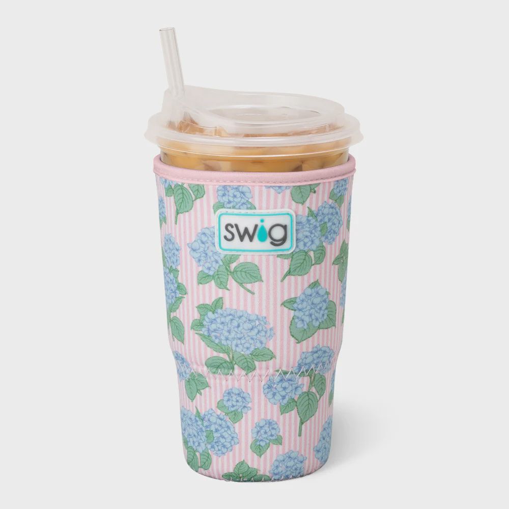 Hydrangeas Iced Cup Coolie (Large)