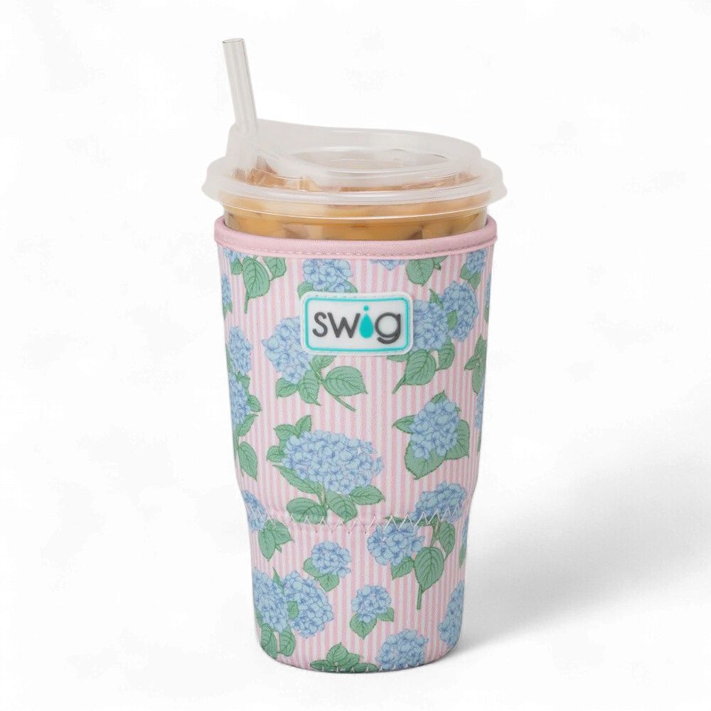 Hydrangeas Iced Cup Coolie (Large)