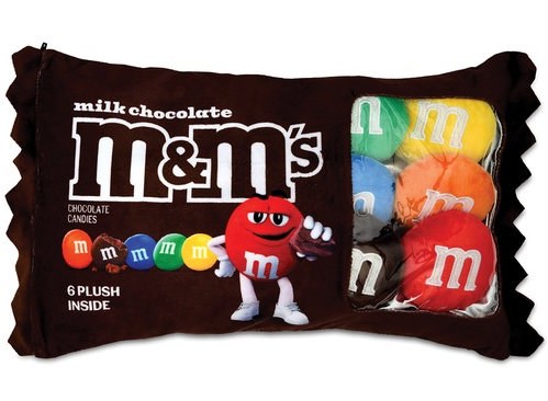 M&Ms Packaging Fleece Plush 17 inch