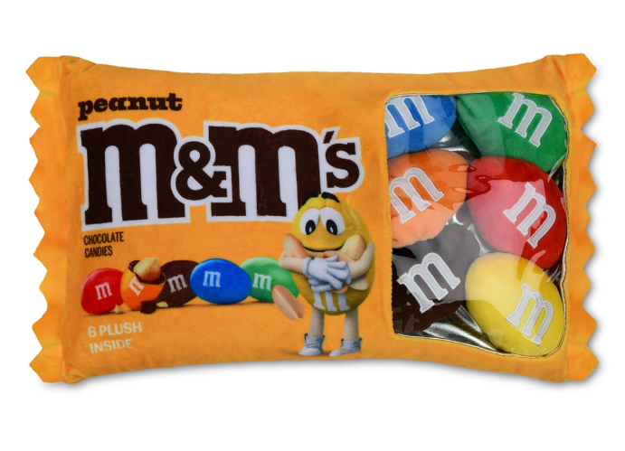 M&Ms Peanut Packaging Fleece Plush 17 inch