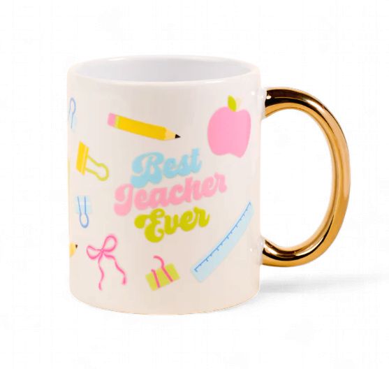 11oz Cozy Cute Ceramic Mug Best Teacher Ever