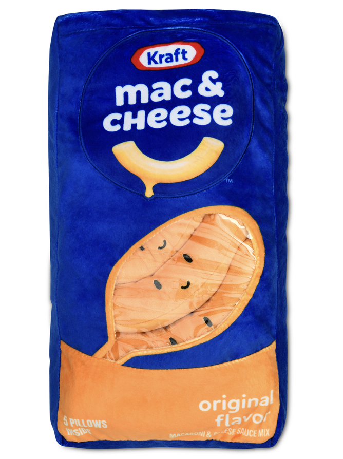 Kraft Mac and Cheese Packaging Plush 17 inch