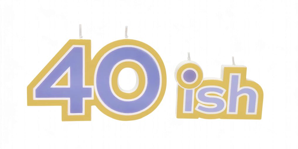 40ish Birthday Candle