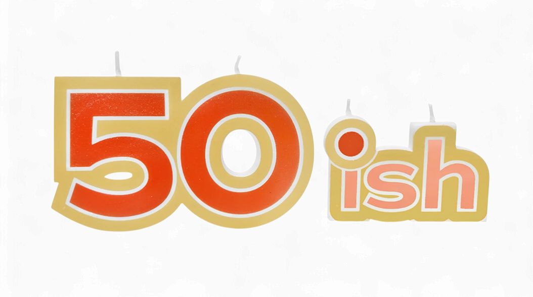 50ish Birthday Candle