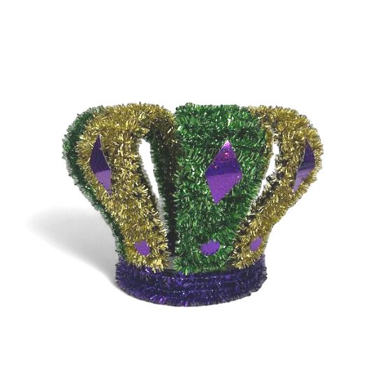 Decorative 10" Mardi Gras Crown