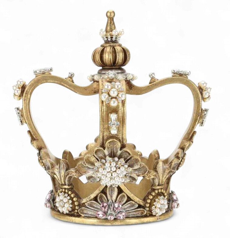Jeweled Queens Crown 10.5 inch