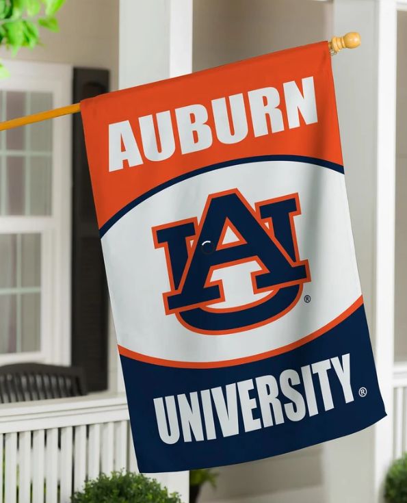 Auburn University Suede House Flag