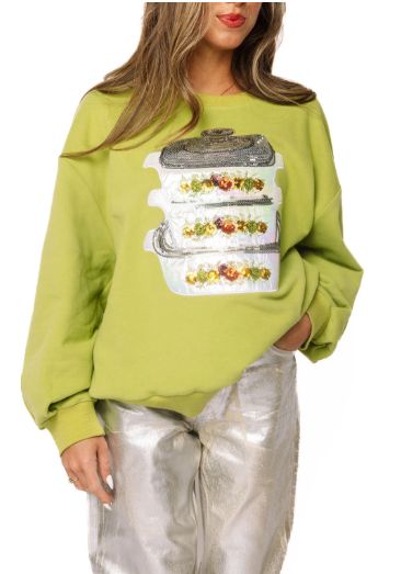 Green Vintage Corningware Sweatshirt