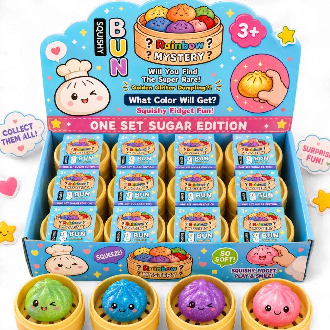 Mini Glitter Sugar Squeeze Dumpling