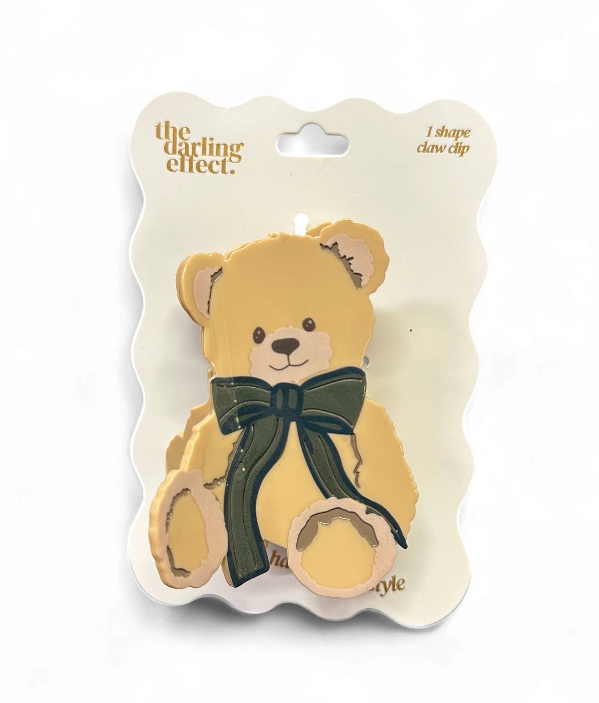 Shape Up Claw Clip- Teddy Bear Theo